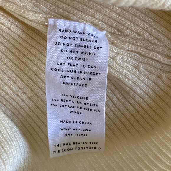 AYR Ribbed Turtleneck Sweater - Picture 5 of 5